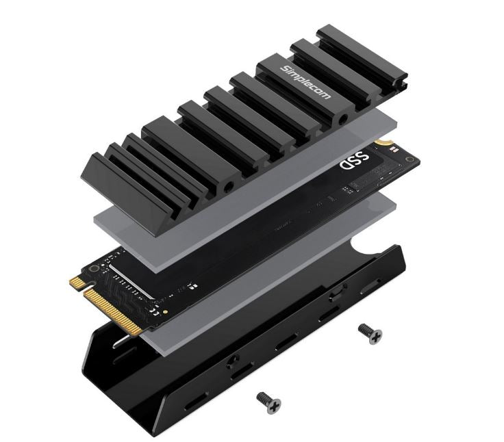 Simplecom SA110 M.2 SSD Heatsink for PS5 & PC | Aluminum Cooler Simplecom