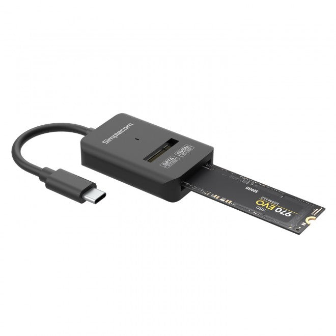 SA506 M.2 SSD to USB-C Adapter - NVMe & SATA Dual Protocol Simplecom
