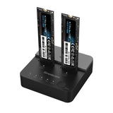 (LS)Simplecom SD550v2 USB 3.2 Gen2x2 to Dual Bay NVMe M.2 SSD Docking Station Duplicator Offline Clo - SD550v2