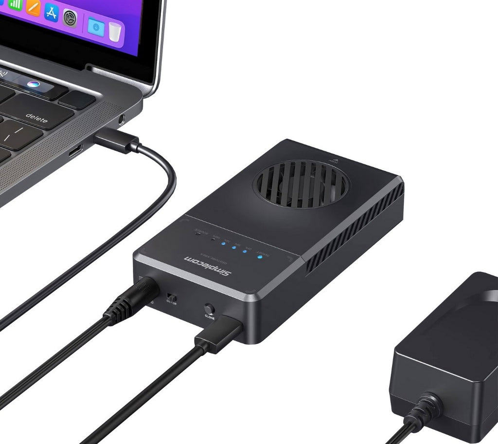Simplecom SD560 Dual NVMe M.2 SSD Enclosure 10Gbps Offline Clone Dock Simplecom