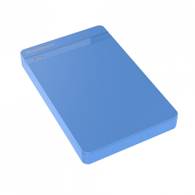 Simplecom SE203 Blue Tool-Free 2.5 SATA USB 3.0 HDD/SSD Enclosure Simplecom