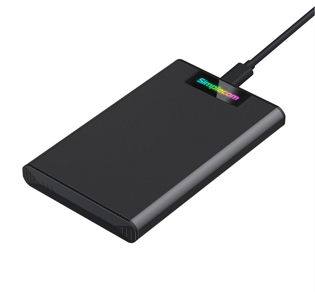 Simplecom SE239 USB-C 2.5 SATA SSD/HDD Enclosure with RGB Simplecom