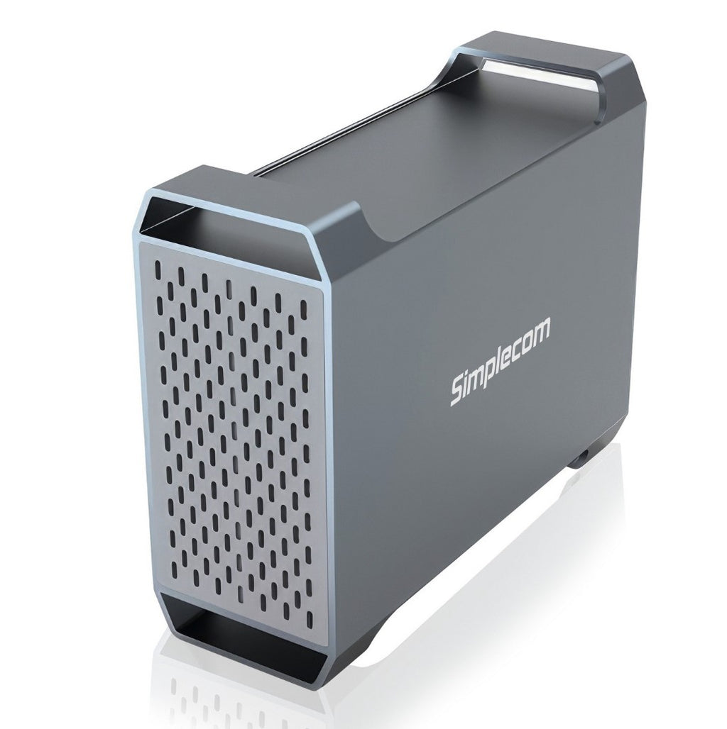 Simplecom SE482 USB-C Dual 3.5 HDD RAID Enclosure | External Storage Hub Simplecom