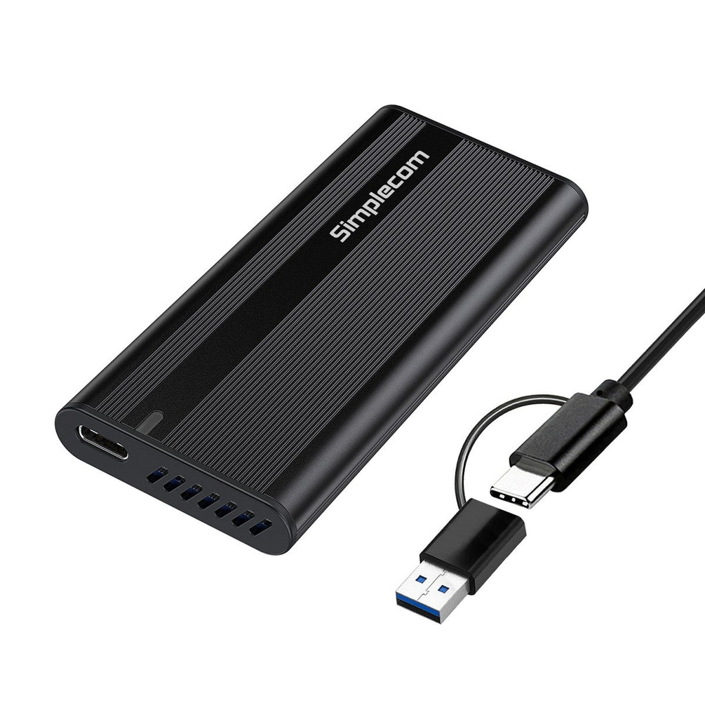Simplecom NVMe M.2 SSD USB-C Enclosure - 10Gbps Portable External Drive Simplecom
