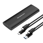 SE516 M.2 SSD Enclosure: Dual Protocol NVMe/SATA USB-C 10Gbps Simplecom