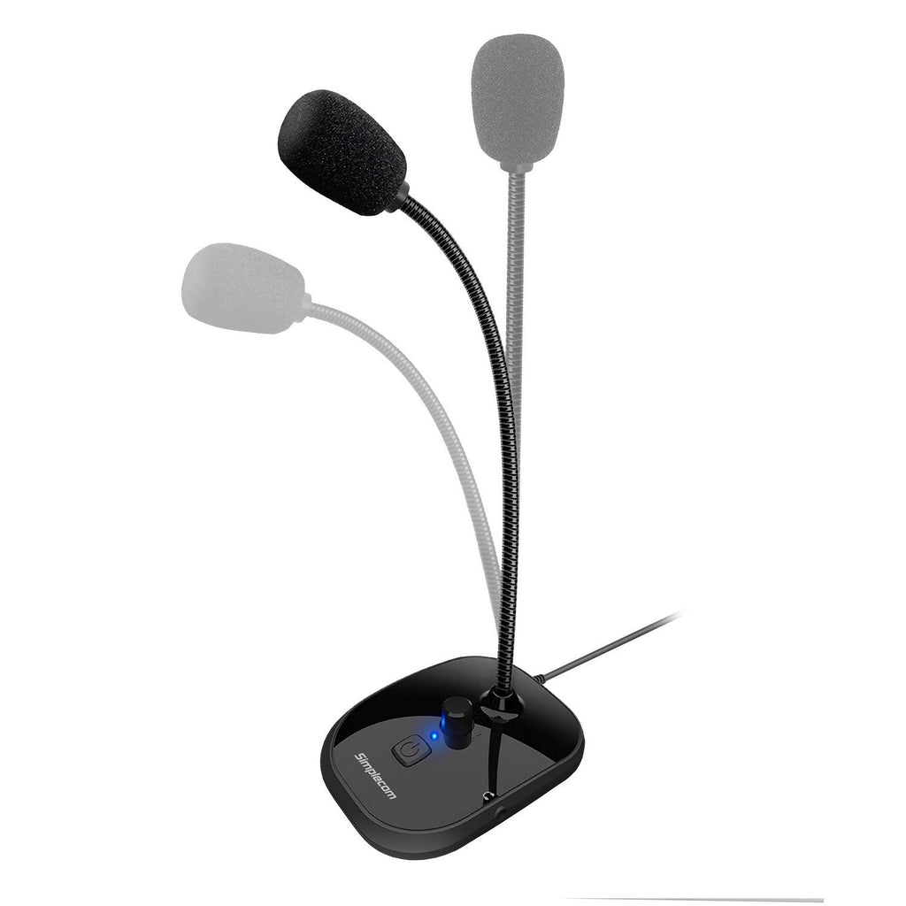 Simplecom UM360 USB Desktop Microphone with Headphone Jack Simplecom