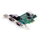 2 Port PCIe RS232 Serial Card Adapter - DB9 Ports for PC & Servers