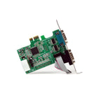 2 Port PCIe RS232 Serial Card Adapter - DB9 Ports for PC & Servers