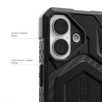UAG Monarch Pro Apple iPhone 16 Plus (6.7") Rugged Case - Carbon Fiber 