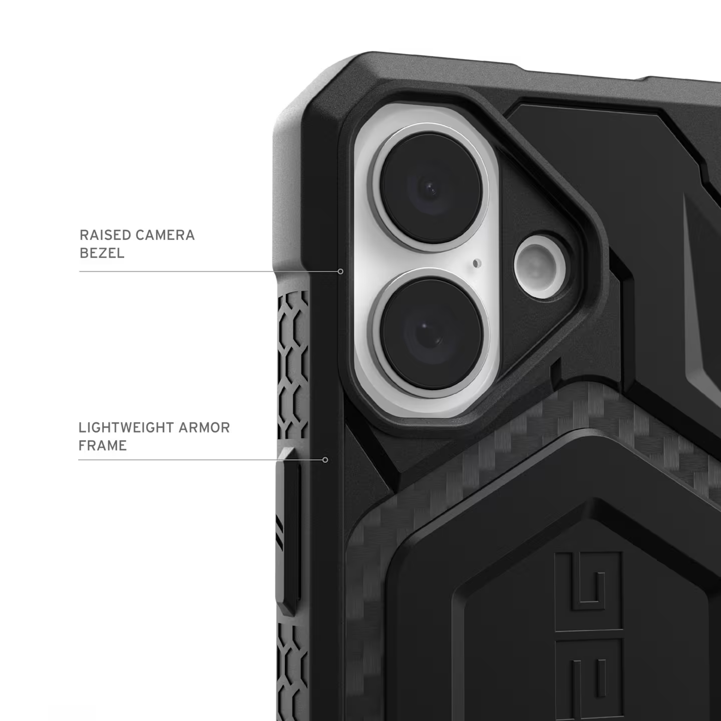 UAG Monarch Pro Apple iPhone 16 Plus (6.7") Rugged Case - Carbon Fiber 