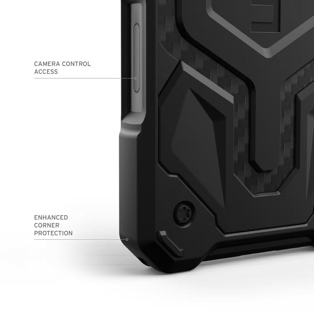 UAG Monarch Pro Apple iPhone 16 Plus (6.7") Rugged Case - Carbon Fiber 
