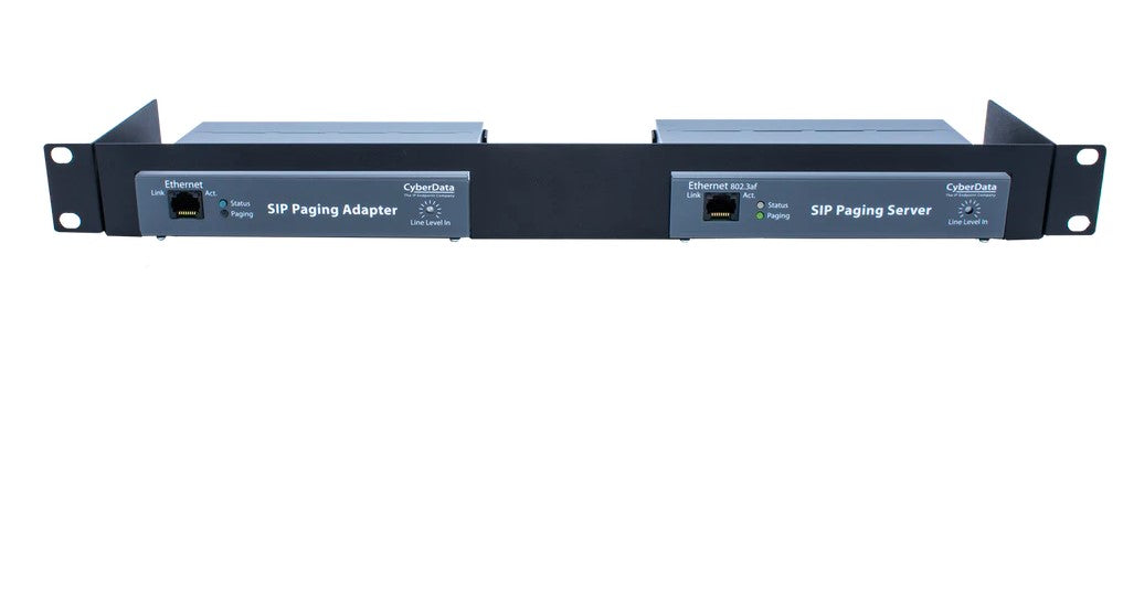 Cyberdata 1U Rack Mount for 2 VoIP Endpoints & SIP Gateways CyberData
