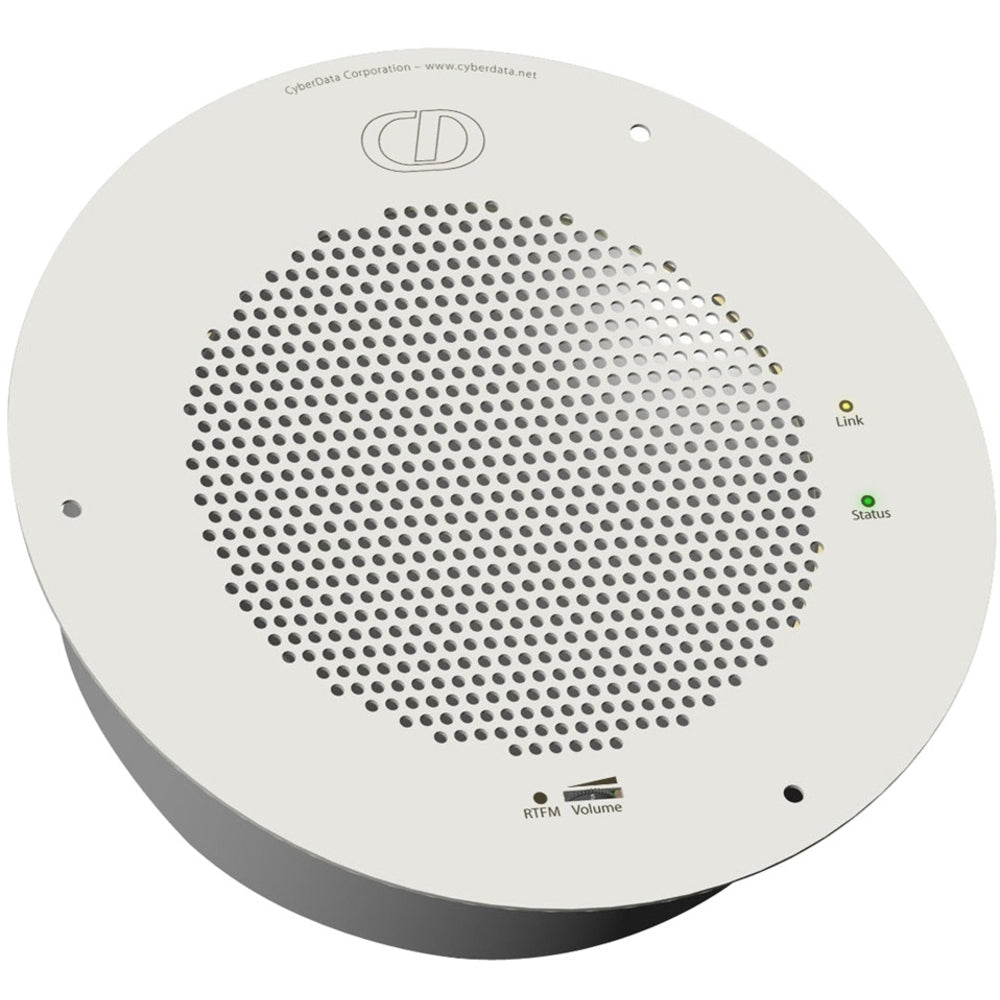 CyberData SIP Talk-Back Speaker | PoE VoIP Paging System CyberData