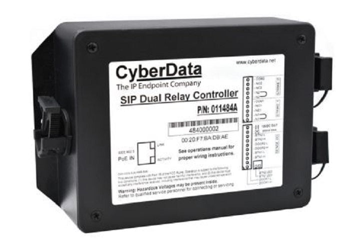 CyberData 011484 SIP Dual Relay Controller for door access