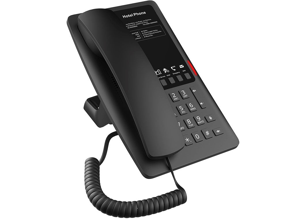FANVIL, H4W Hotel IP Phone, Cost-effective hotel IP phone, HD voice, 0/100Mbps Ethernet, and PoE, 5 - H4W