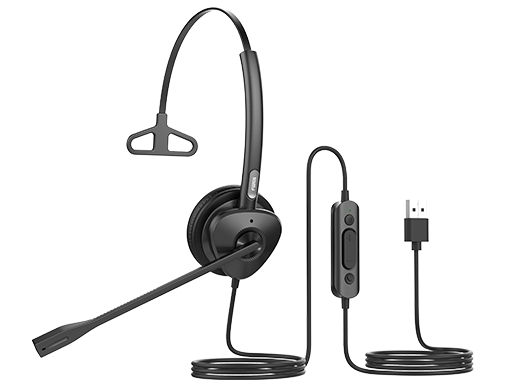Fanvil HT301-U USB Mono Headset - OverThe Head Design, Suit For Small Office, Home Office (SOHO) Or - HT301U