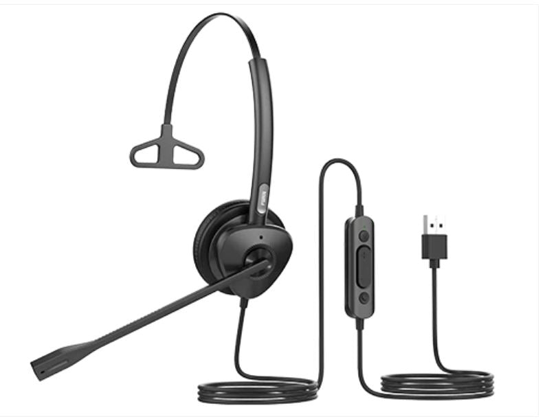 Fanvil HT30X USB Headset - Noise Cancelling & Comfortable for Work Fanvil