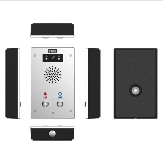 Fanvil i16SV-02P Outdoor Video SIP Intercom | Secure Door Entry Fanvil