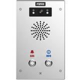 Fanvil I16SV02P Outdoor Video SIP Intercom Water & dust proof SIP Intercom IP65 (2 button), Built-in - I16SV02P