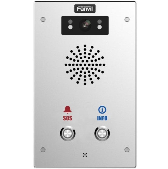 Fanvil I16SV02P Outdoor Video SIP Intercom Water & dust proof SIP Intercom IP65 (2 button), Built-in - I16SV02P