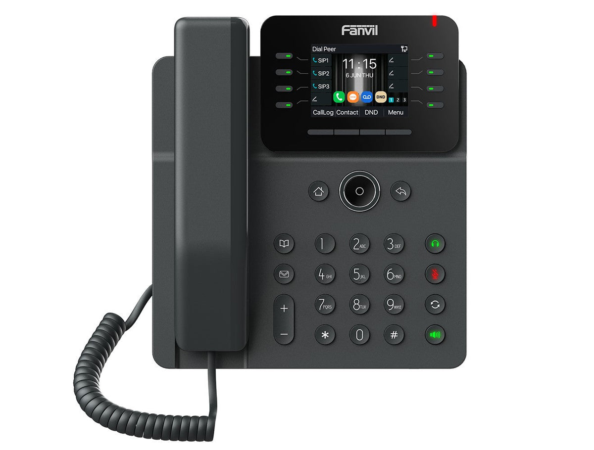 Fanvil V62W Prime Business Phone 2.8-inch color screen □√ Support audio codec G.722 and Opus, HD aud - V62W
