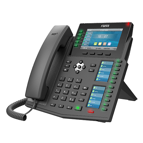 Fanvil X6U Enterprise IP Phone - HD Audio, Color Displays Fanvil