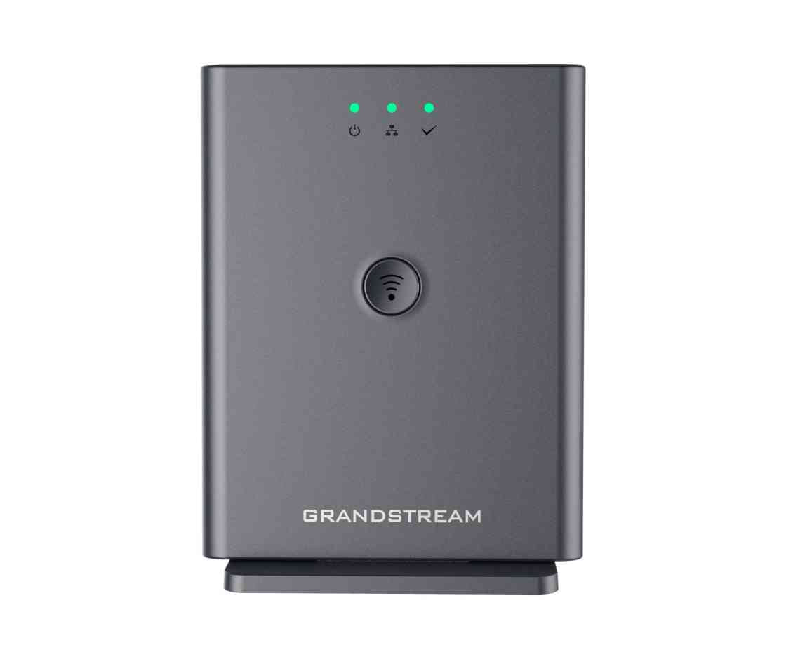 Grandstream DP752 DECT Base Station, Pairs w/ 5 DP Series DECT Handsets, Range up to 400 meters, Sup - DP752