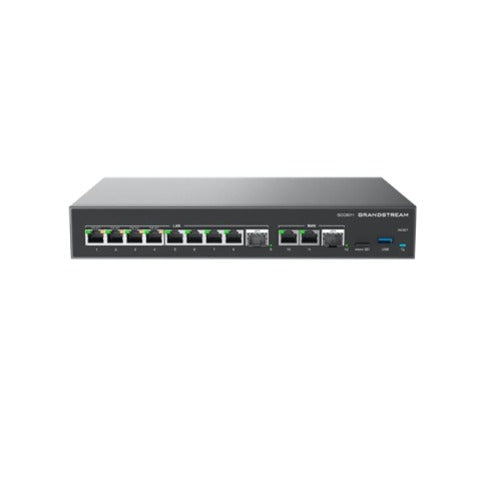 Grandstream GCC6011 is a rack-mountable variant of the GCC6010 series, for SMBs, higher port density - GCC6011
