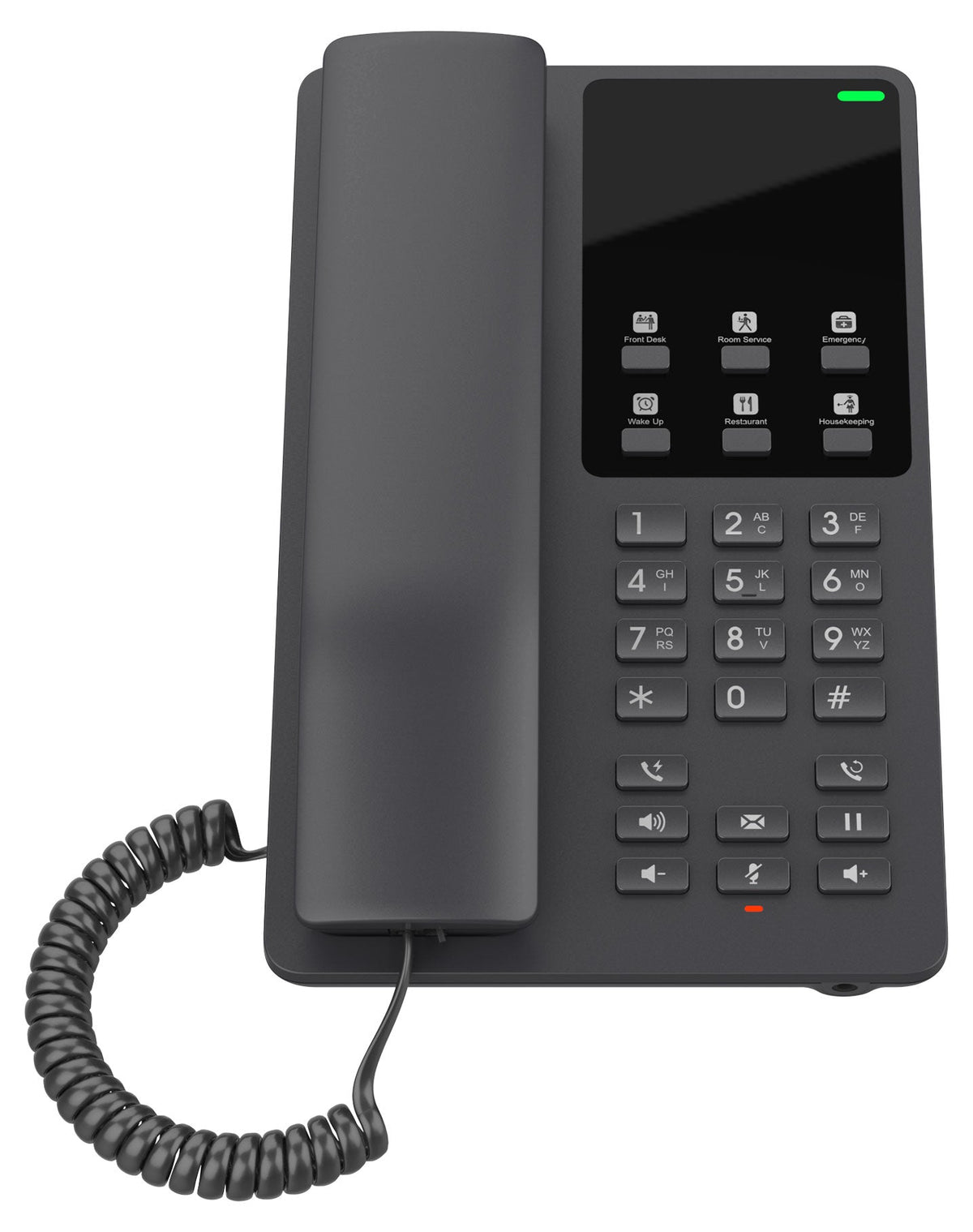 Grandstream GHP621W Wi-Fi Desktop Hotel Phone - Black Grandstream