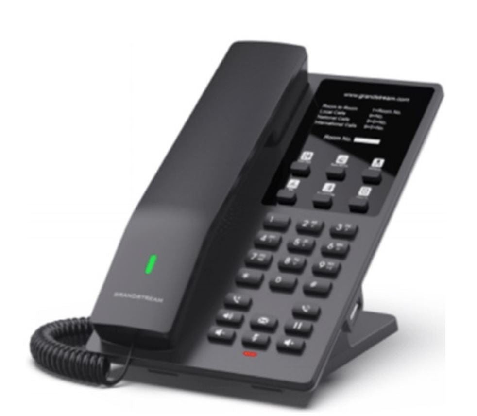 Grandstream GHP621W Wi-Fi Desktop Hotel Phone - Black Grandstream