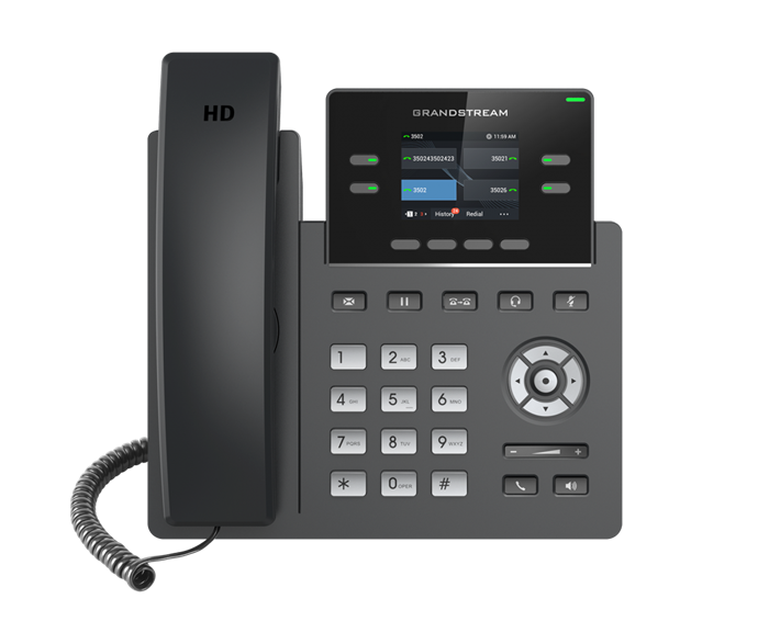Grandstream GRP2612W 4-Line IP Phone with Wi-Fi & HD Audio Grandstream