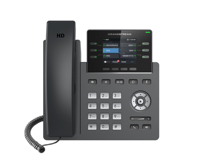 Grandstream GRP2613 3-Line Carrier-Grade IP Phone Grandstream