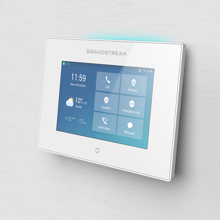 Grandstream HD Intercom and Facility Control Station, 7-inch touch screen LCD and full duplex 2-way - Grandstream GSC3570