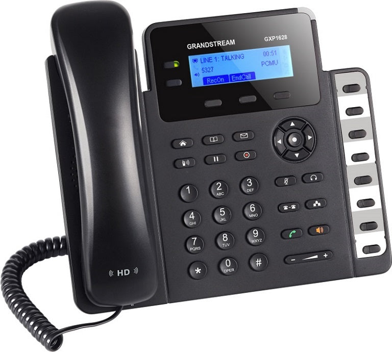 Grandstream GXP1628 Gigabit VoIP Phone | 2-Line, BLF, PoE Grandstream