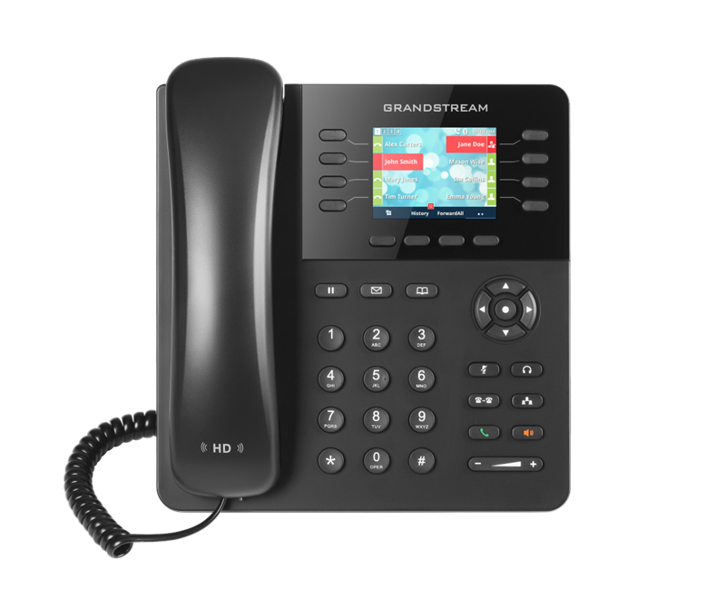 *LS* Grandstream GXP2135 8 Line IP Phone, 4 SIP Accounts, 320x240 Colour LCD Screen, HD Audio, Built - GXP2135