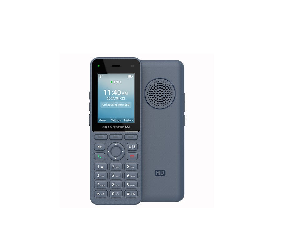 Grandstream Cordless Wi-Fi IP Phone with Integrated Dual-Band Wi-Fi, 12-Hour Talk Time, 3 SIP - Grandstream WP826