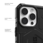 UAG Pathfinder MagSafe Apple iPhone 16 Pro (6.3") Rugged Case - Black 
