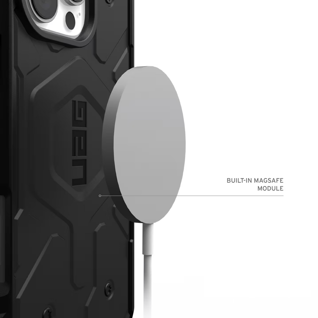 UAG Pathfinder MagSafe Apple iPhone 16 Pro (6.3") Rugged Case - Black 