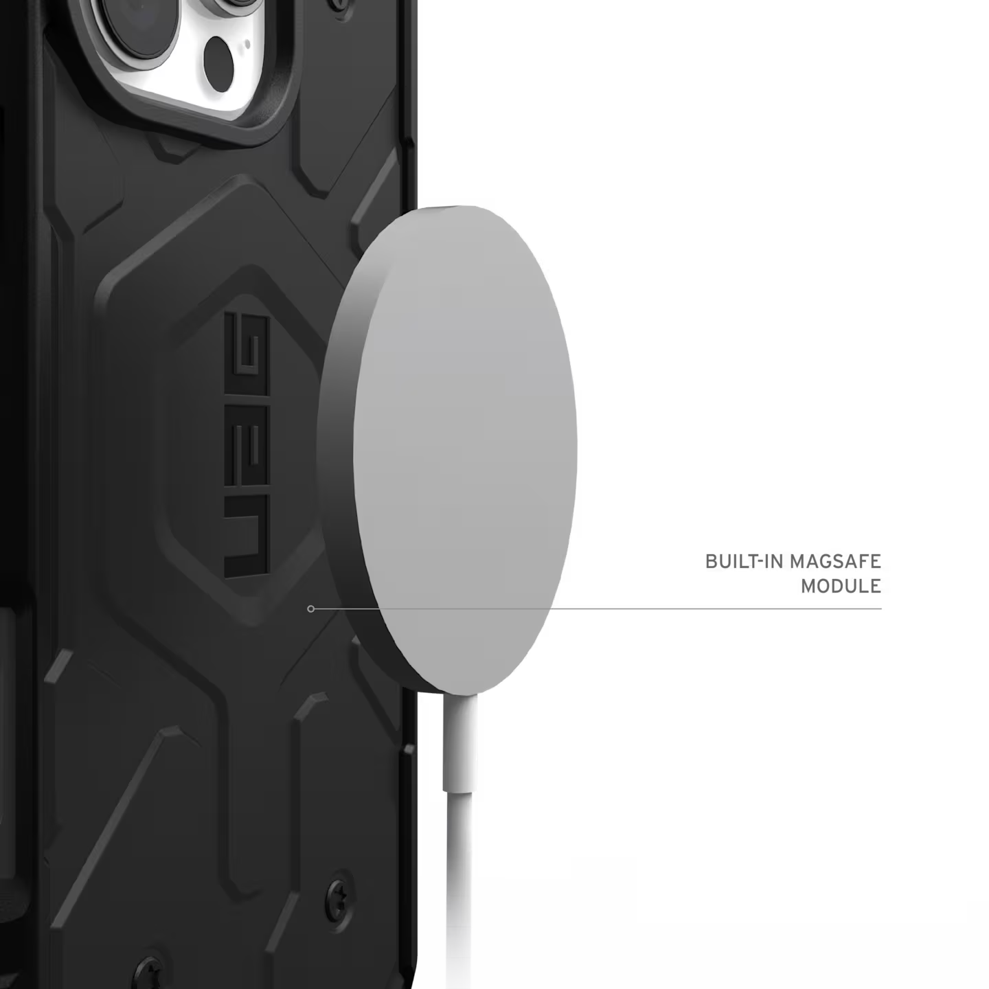 UAG Pathfinder MagSafe Apple iPhone 16 Pro (6.3") Rugged Case - Black 