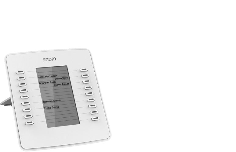 SNOM D7W Expansion Module USB for D785, D765, D745, D735, D725, D717 & D715, White, 18 Freely Programmable, Co