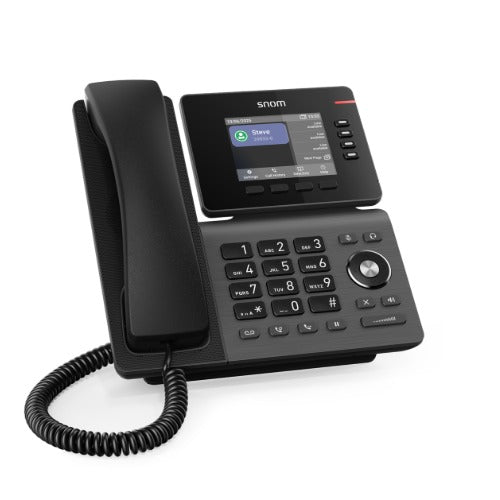 SNOM D810W IP Phone, 3.3' Colour Display, 12 SIP Accounts, HD Audio, Wi-Fi, USB & PoE, Linux