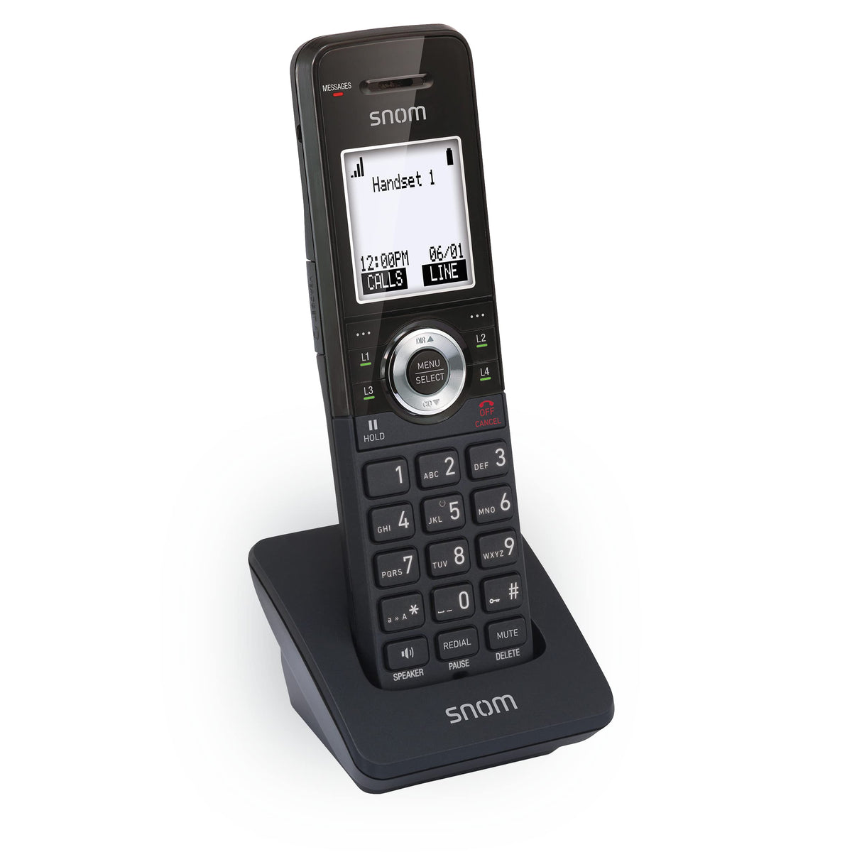SNOM M10 Office Handset, Headset Connectable, Backlit Keypad, Long Standby time, Advanced Audio Quality **IPS