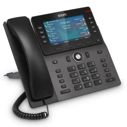 Snom M58 UK, DECT wireless desk phone, 5' color display, Bluetooth, HD audio, Shared Call Emulation, HAC compl