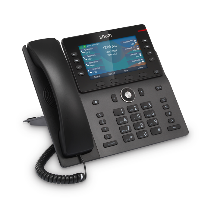 SNOM M58 DECT Handset, Backlit Keys, Bluetooth, HD Audio, Advanced Audio Quality, Shared Call Emulation (SCE)