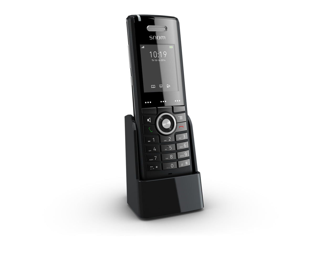 SNOM M65 Professional DECT Handset, Wideband HD Audio Quality Corded (LS), Advanced Voice Quality, 6 Polyphoni