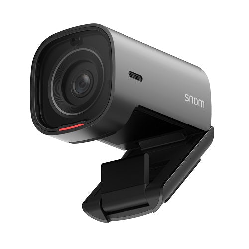 Snom V420 4K webcam, 8MP sensor, 4K@30fps, beamforming microphone array, 3 microphones, USB-C, Zoom, Teams, We