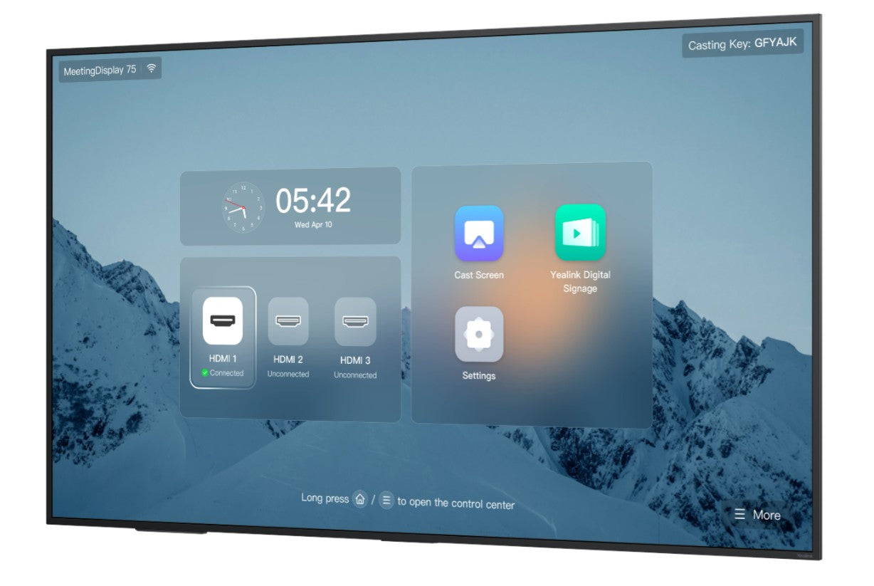 Yealink A40 MeetingBar Kit + MD75 75 4K Smart Display | Save 49%! Yealink