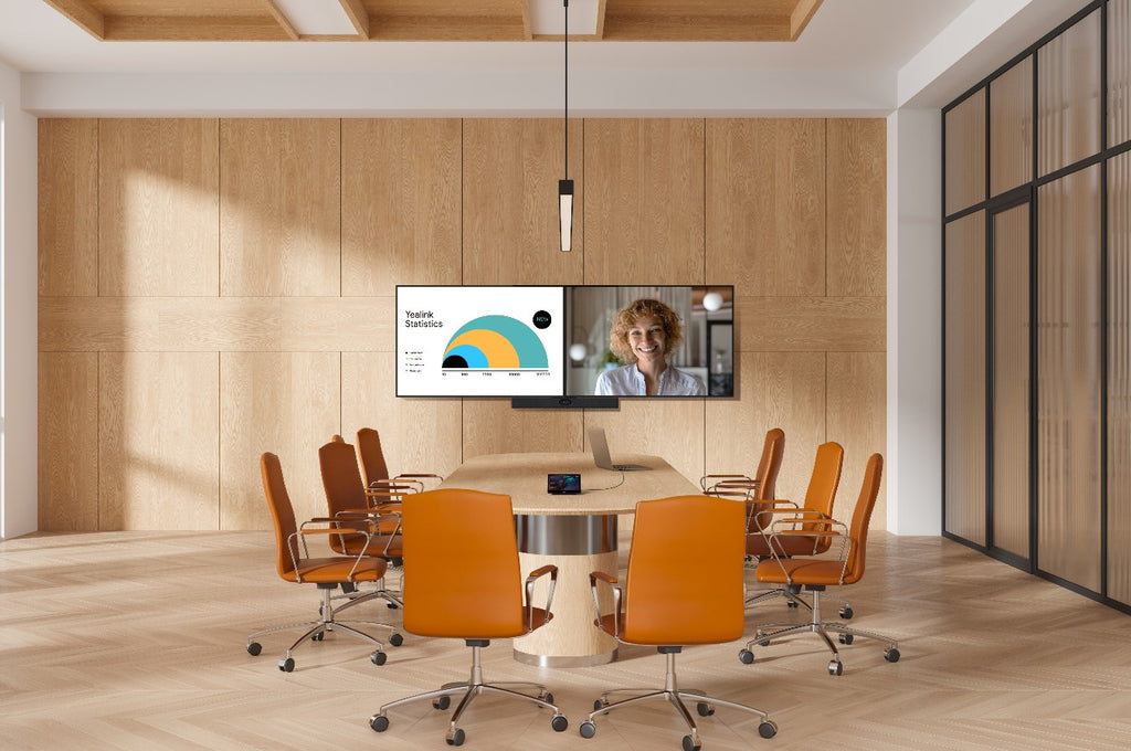 MeetingBar A40 All-in-One Video Bar for Hybrid Meetings | Small to Medium Rooms Yealink