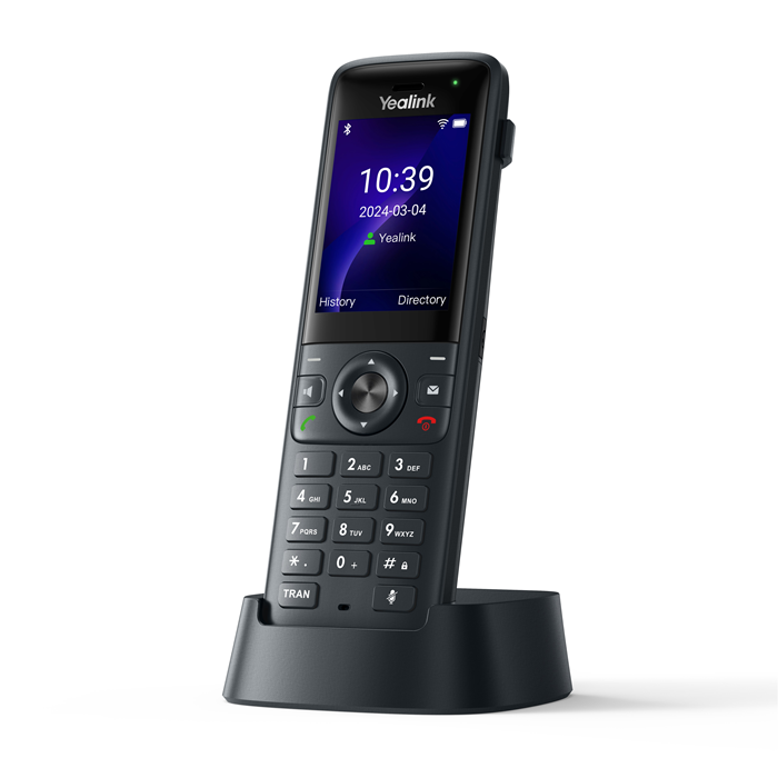 Yealink AX83H Handheld Wireless IP Phone - Wi-Fi 6 HD Voice Yealink