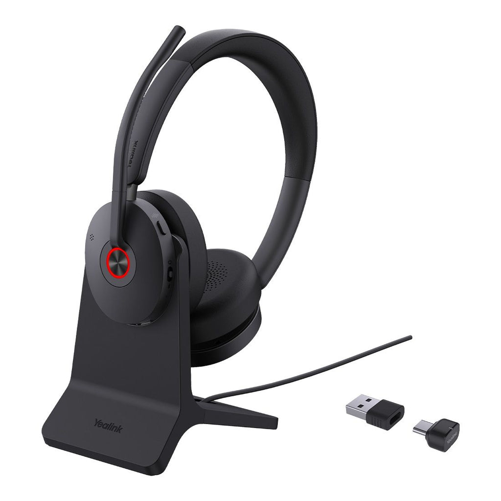 Yealink BH74 UC Bluetooth Wireless Headset with Stand for Office & Hybrid Work Yealink